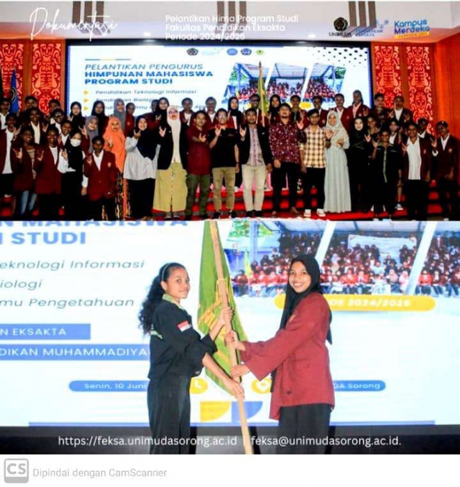 PELANTIKAN PENGURUS BARU MAHASISWA PENDIDIKAN BIOLOGI PERIODE 2024/2025